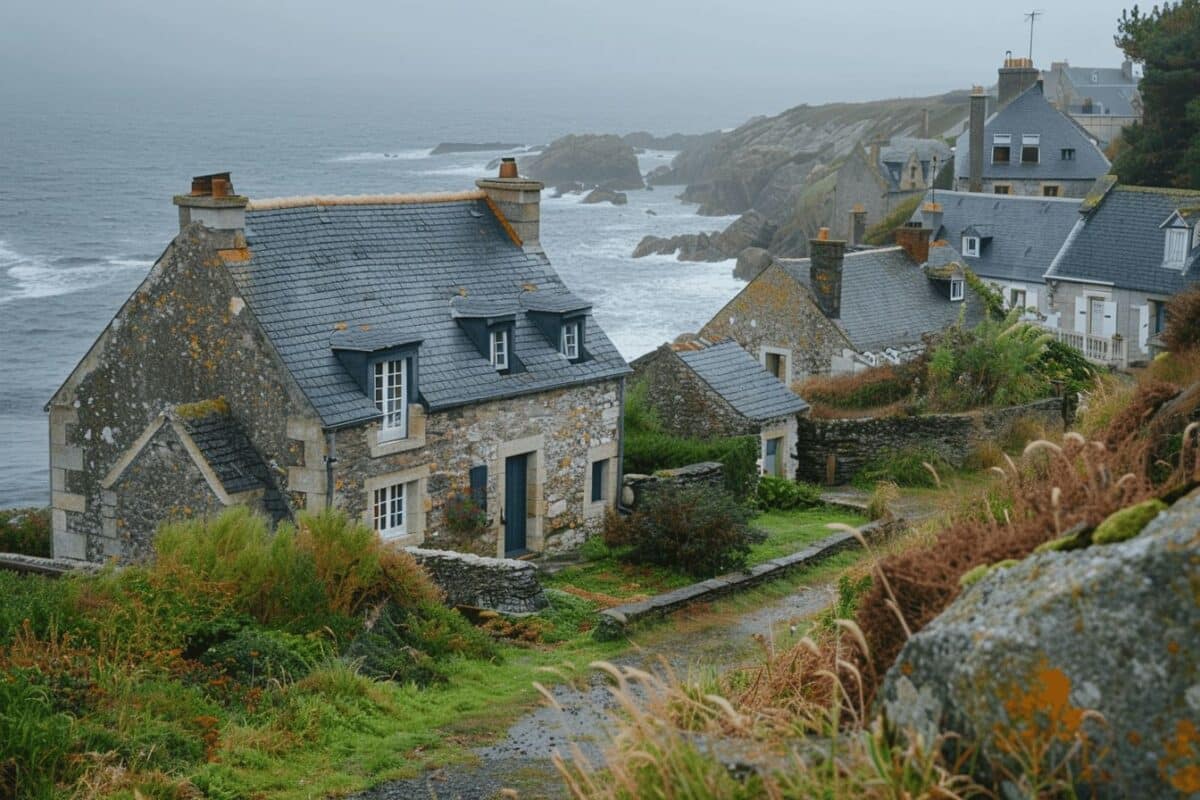 Un village breton où la mer et la tradition évoquent les paysages irlandais