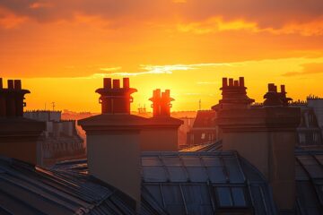 Les derniers rayons de soleil sur un toit parisien: une expérience exclusive à ne pas rater