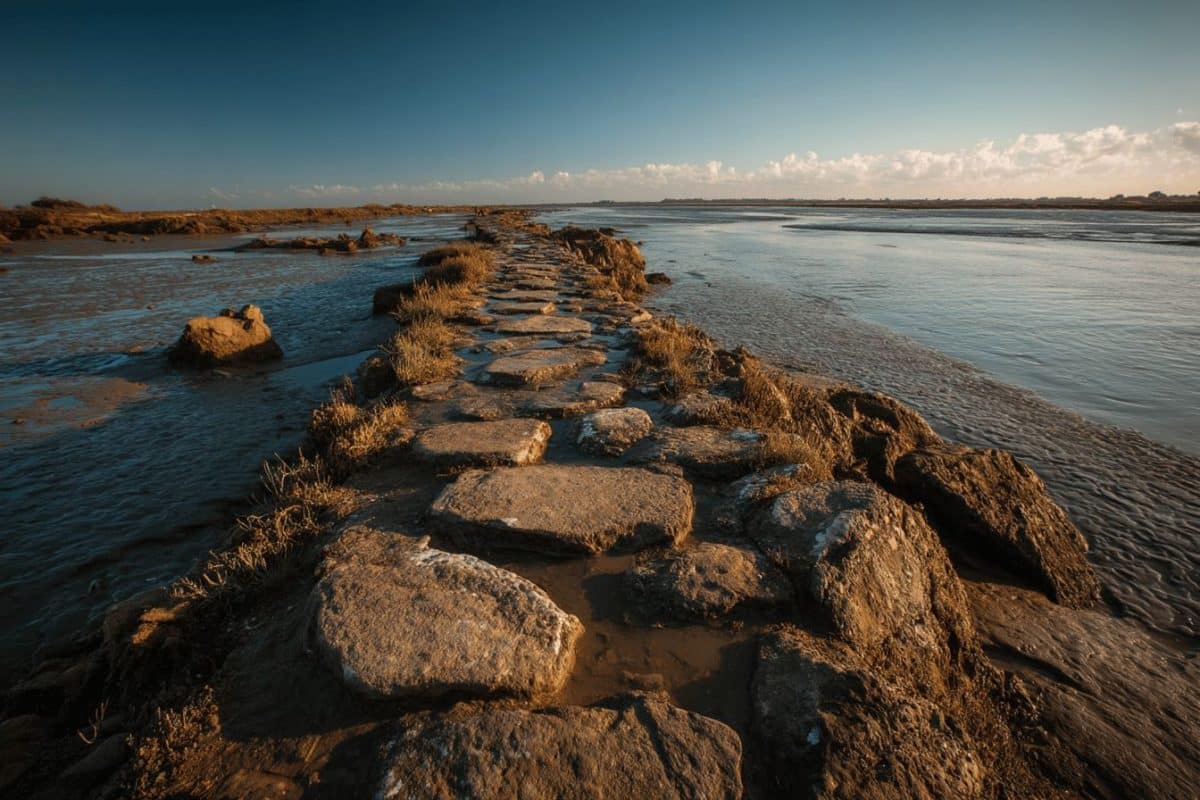 Les mystères de Noirmoutier : cette île révèle une piste cyclable engloutie bi-quotidiennement