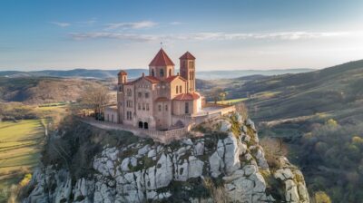 Les mystères du sanctuaire aérien : découvrez l’église perchée à 40 mètres de hauteur