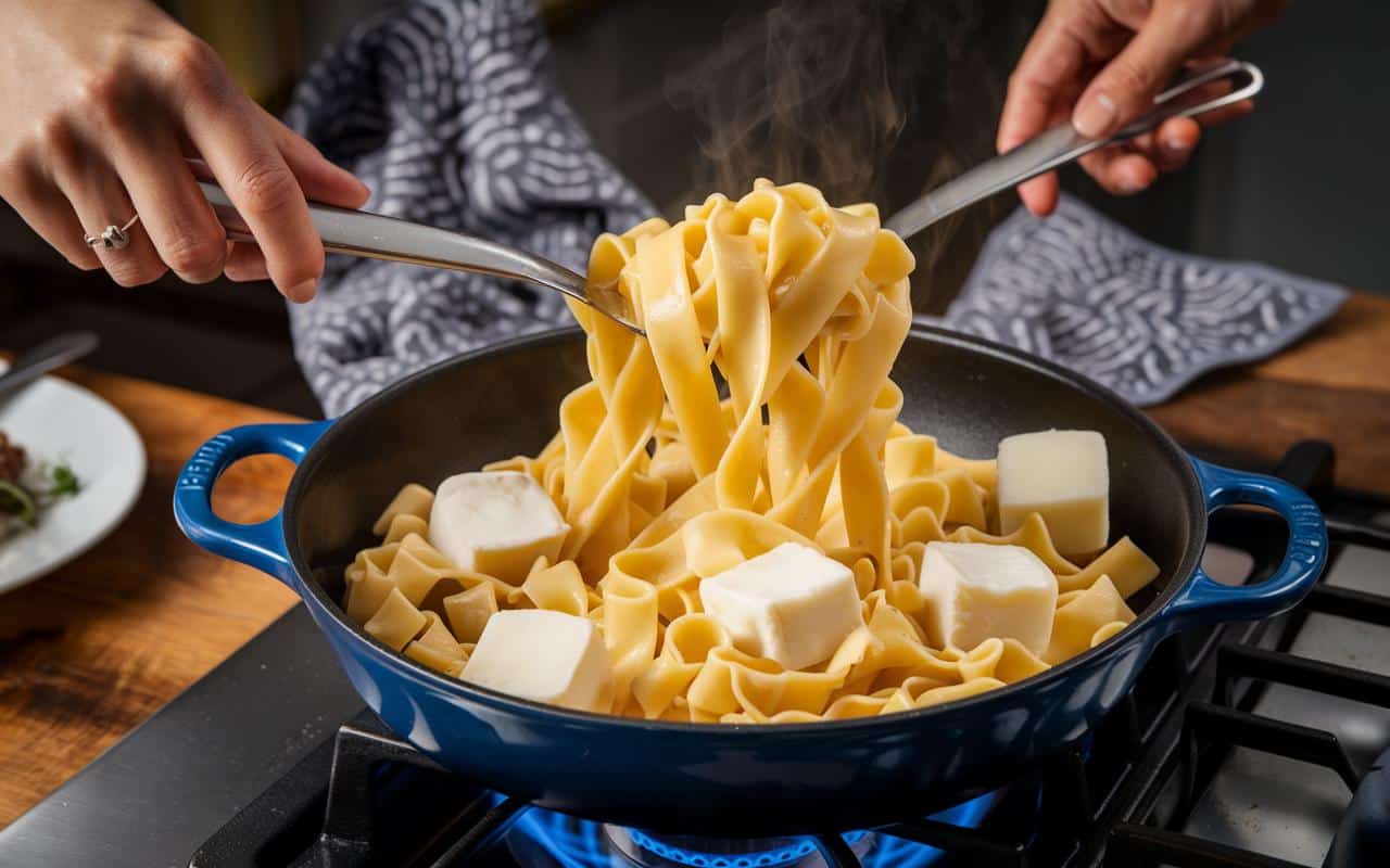 Vous n’avez que 10 minutes : la poêlée de spätzle au munster qui vous remet d’aplomb